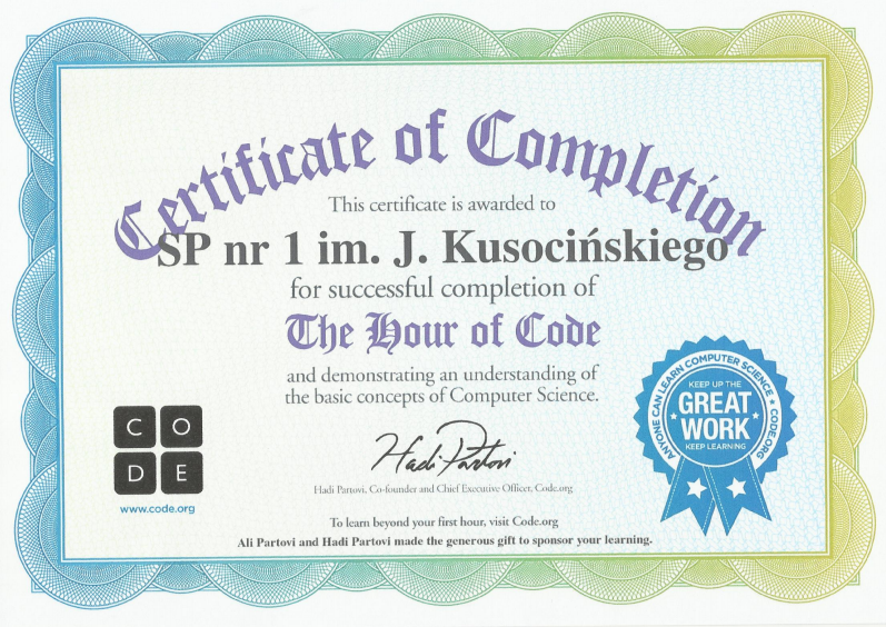 Godzina Kodowania Cert