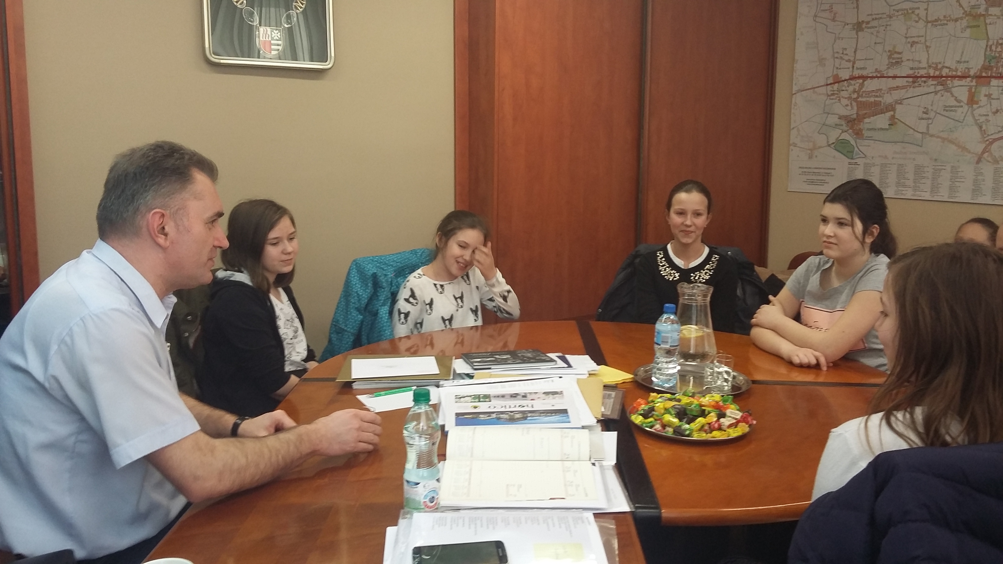 Spotkanie Samorządu Uczniowskiego z Burmistrzem Ożarowa Mazowieckiego (0)