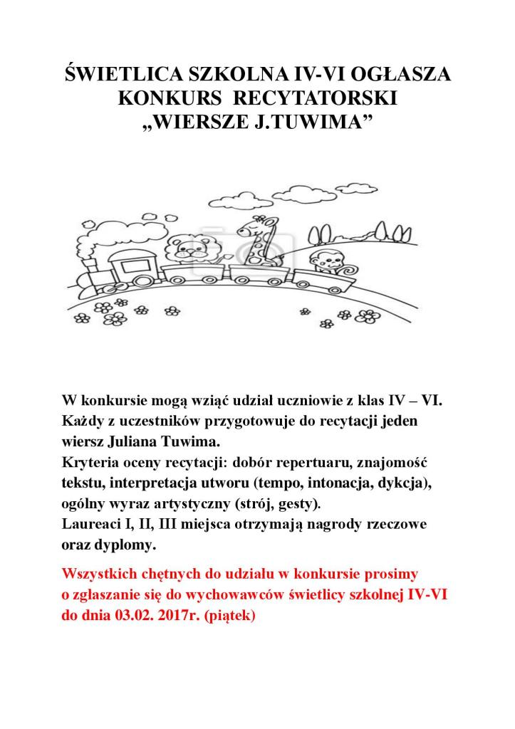 OGŁOSZENIE O KONKURSIE