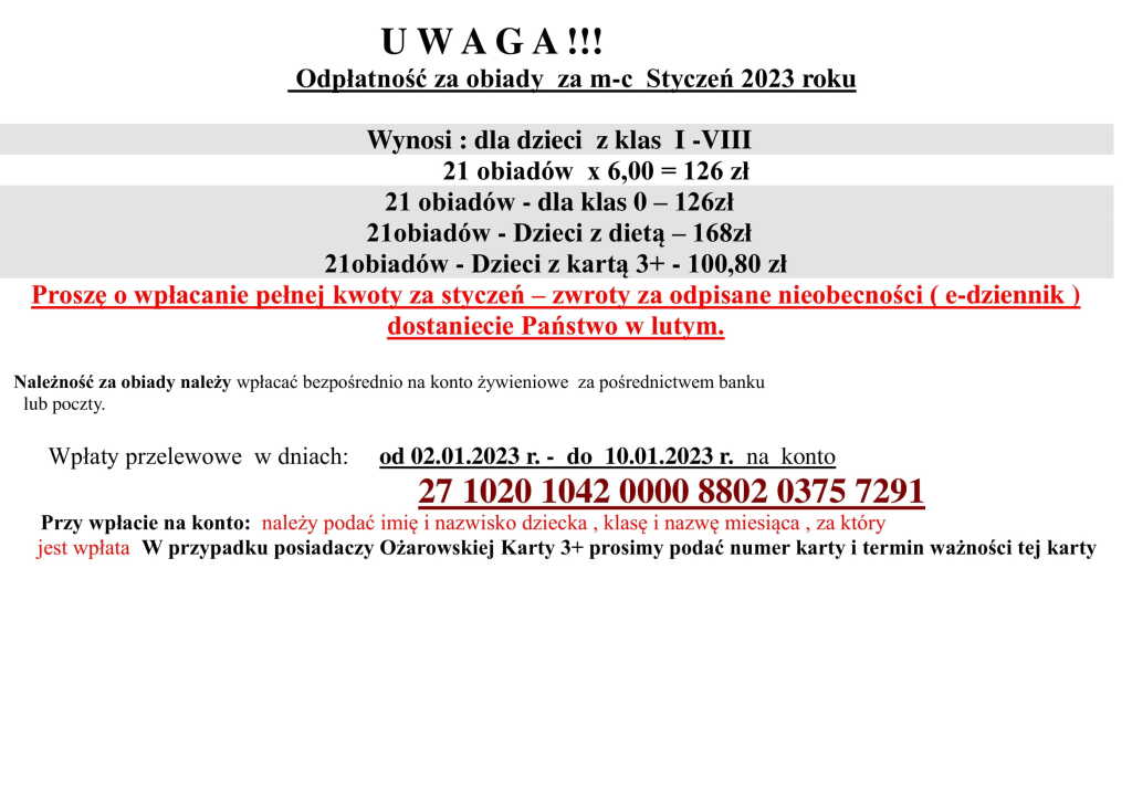 Ogłoszenie obiady styczen 2023-1